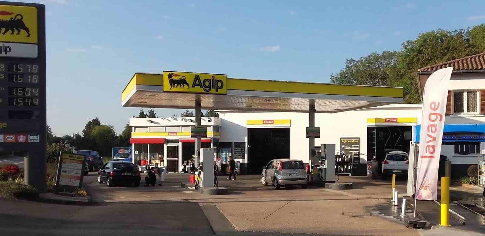 Station service AGIP en France