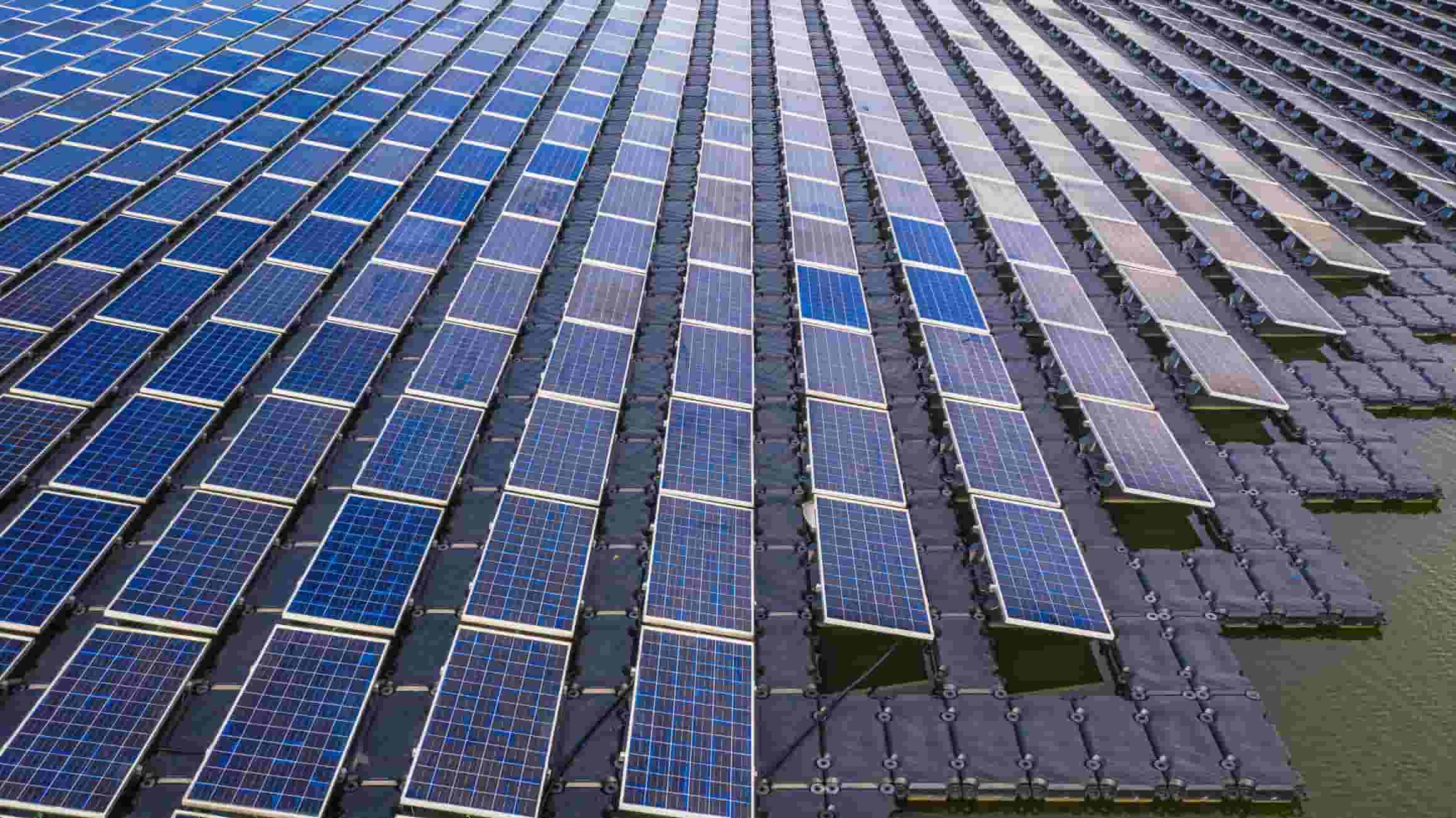 centrale solaire flottante