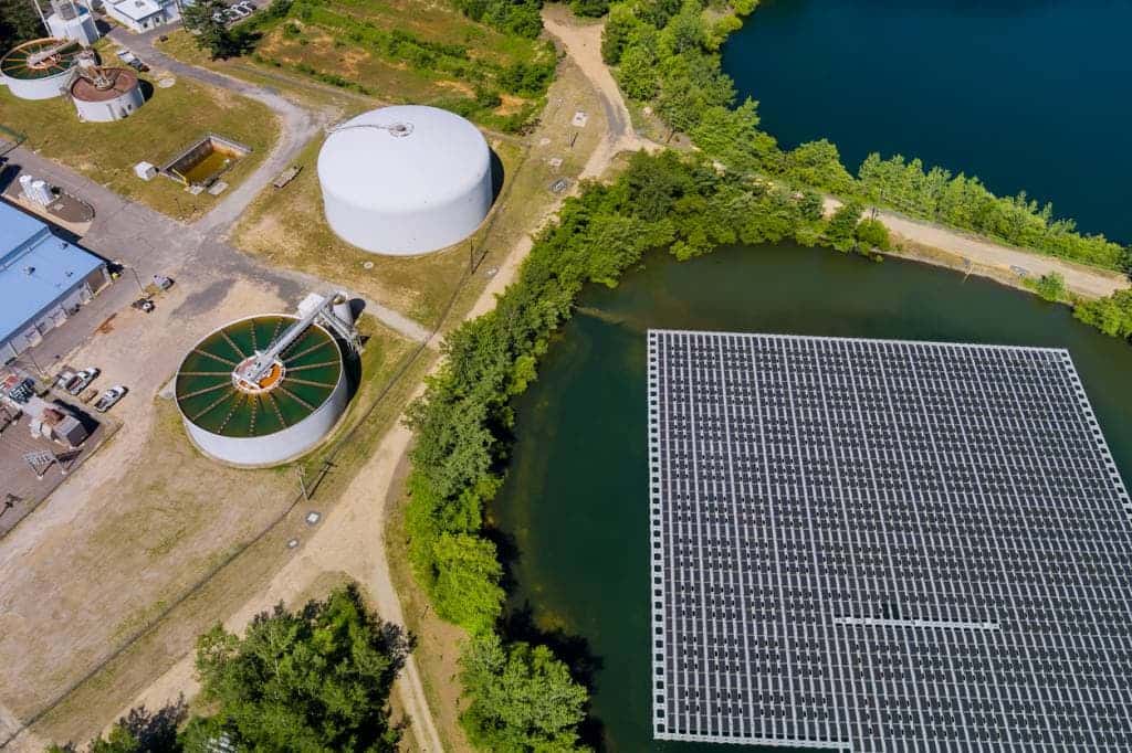 centrale solaire flottantr